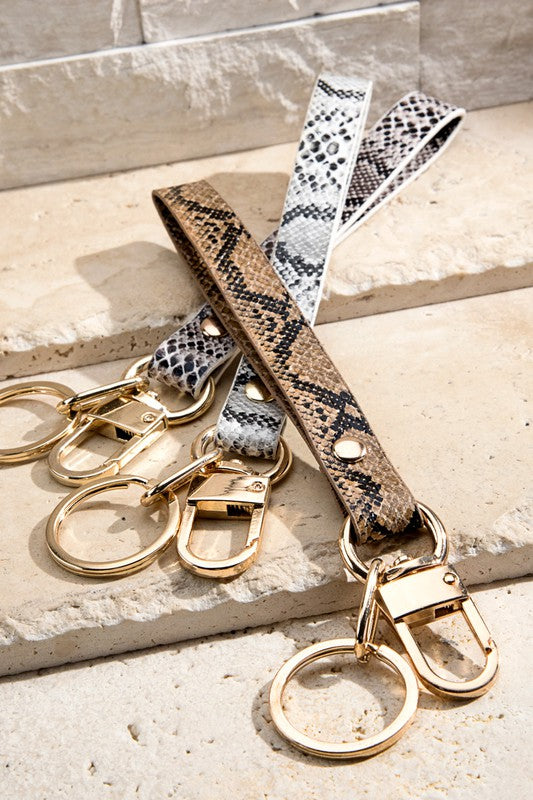 Snakeskin Key Chain