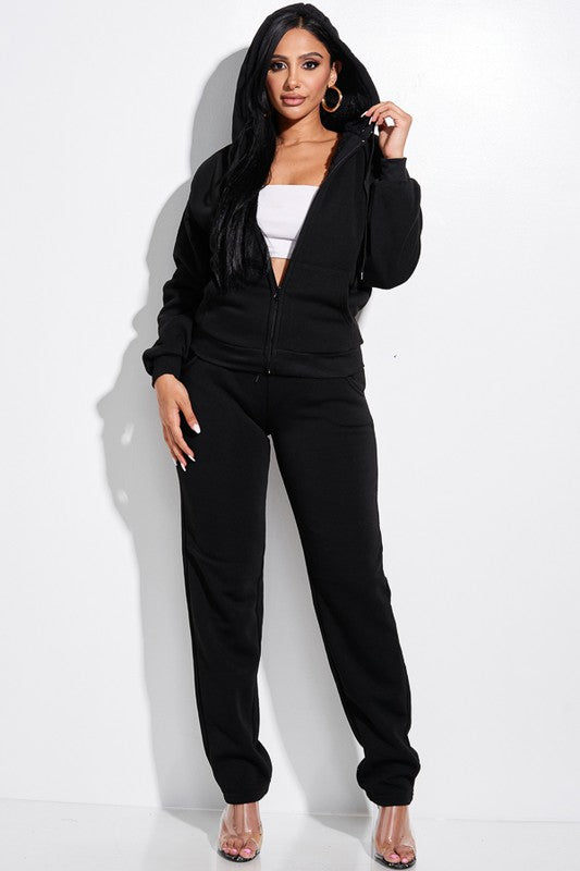 Black Classic Sweatsuit