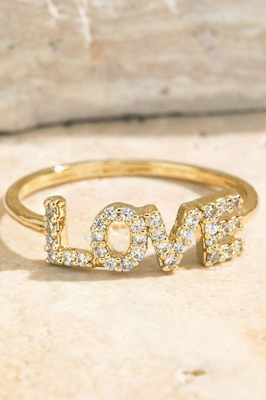 Love Gold Ring