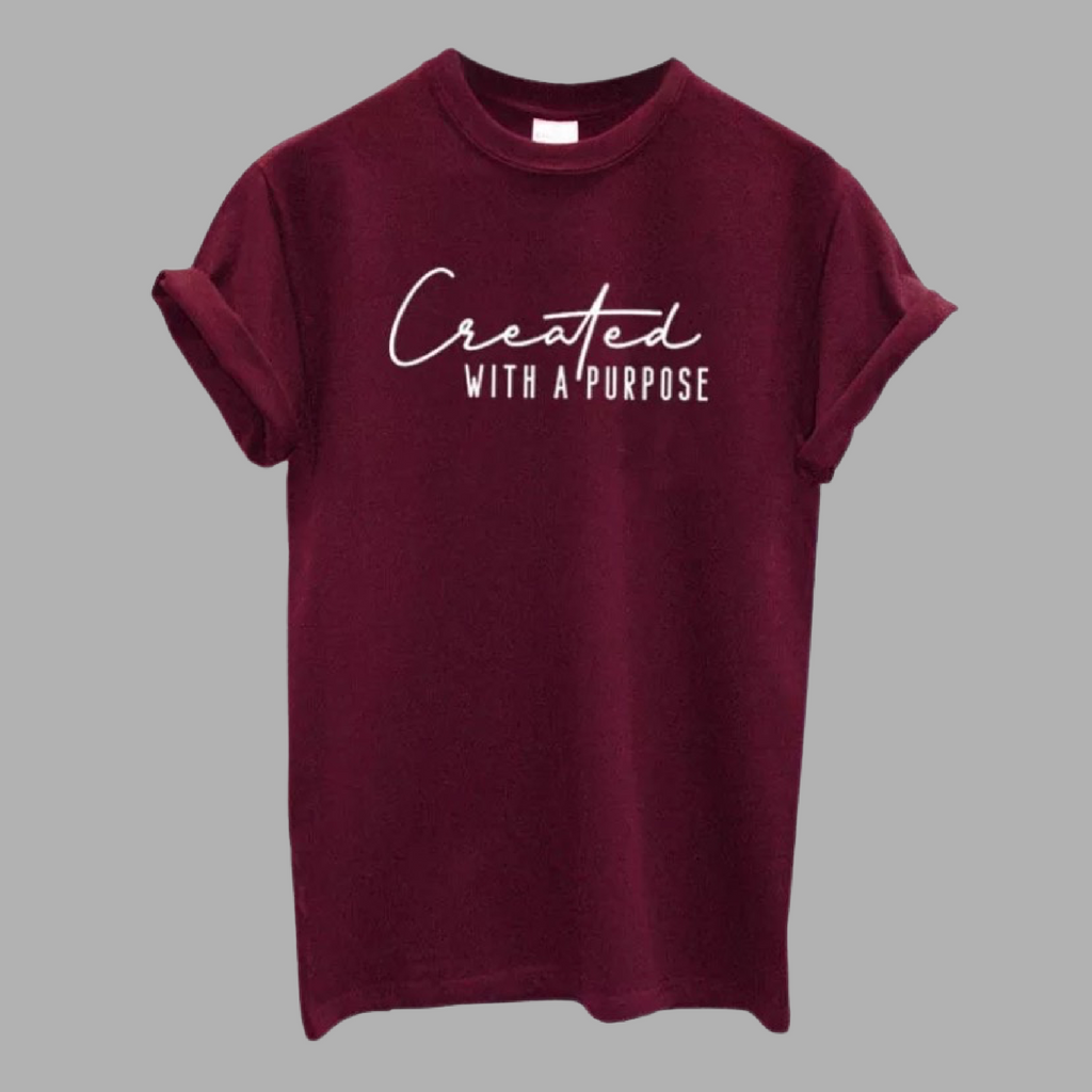 Perfect Creation Tee - Maroon