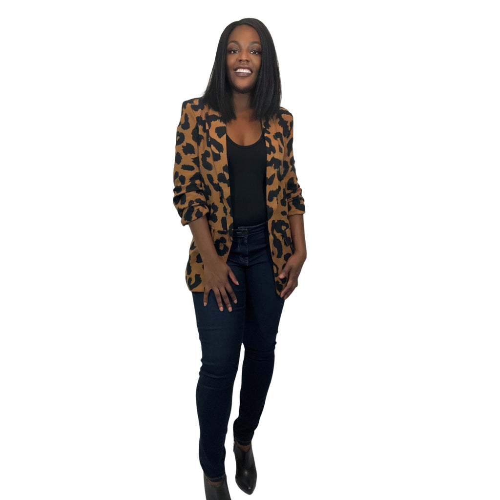 Leopard Blazer